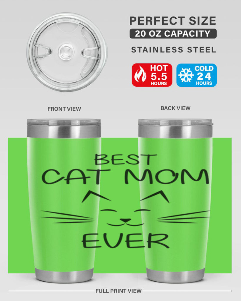 best cat mom ever 210#- mom- Tumbler