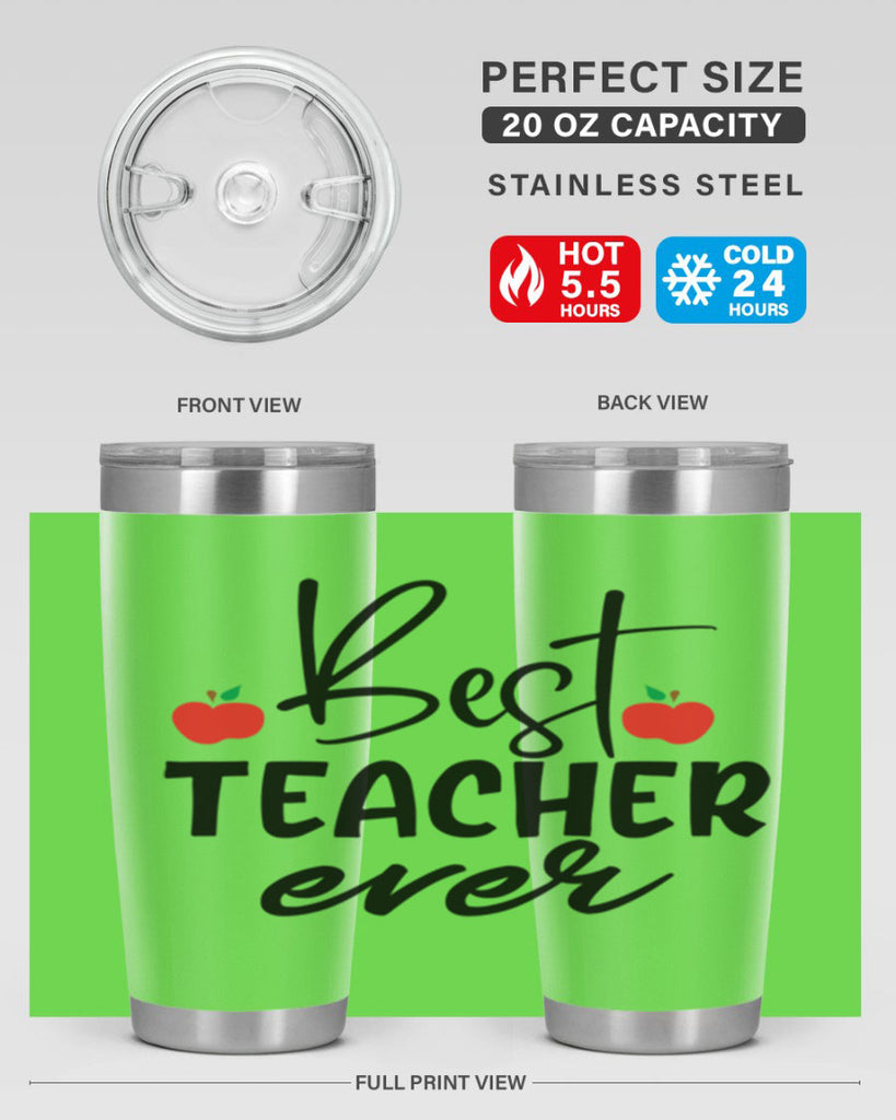 best teacher ever Style 188#- teacher- tumbler