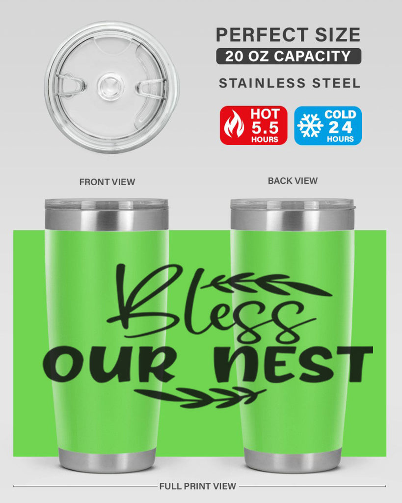 bless our nest 85#- home- Tumbler