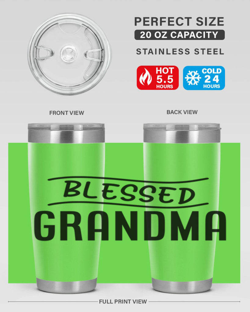 blessed grandma 62#- grandma - nana- Tumbler