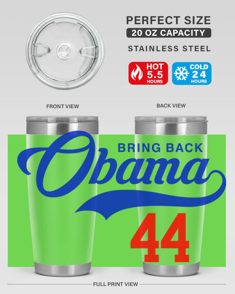 bring back obama jersey 191#- black words phrases- Cotton Tank