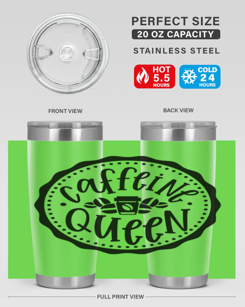 caffeine queen 185#- coffee- Tumbler