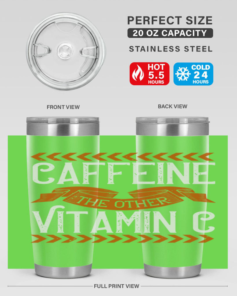 caffeinethe other vitamin c 195#- coffee- Tumbler