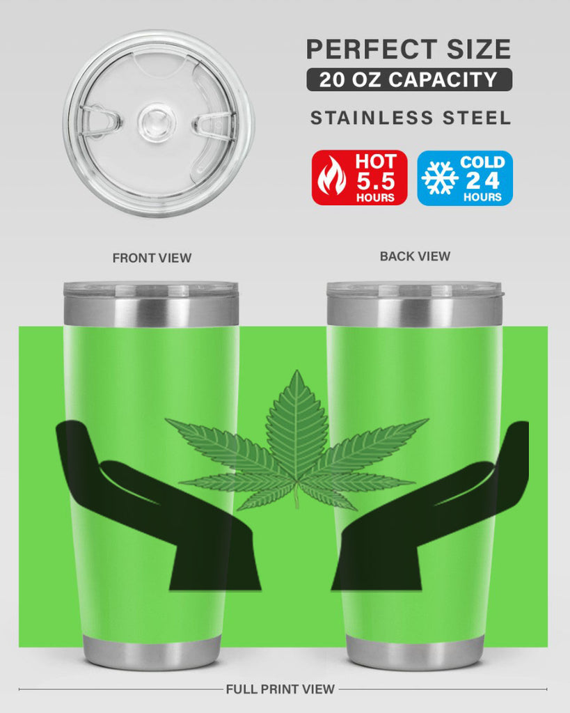 cannabis hands 44#- marijuana- Tumbler