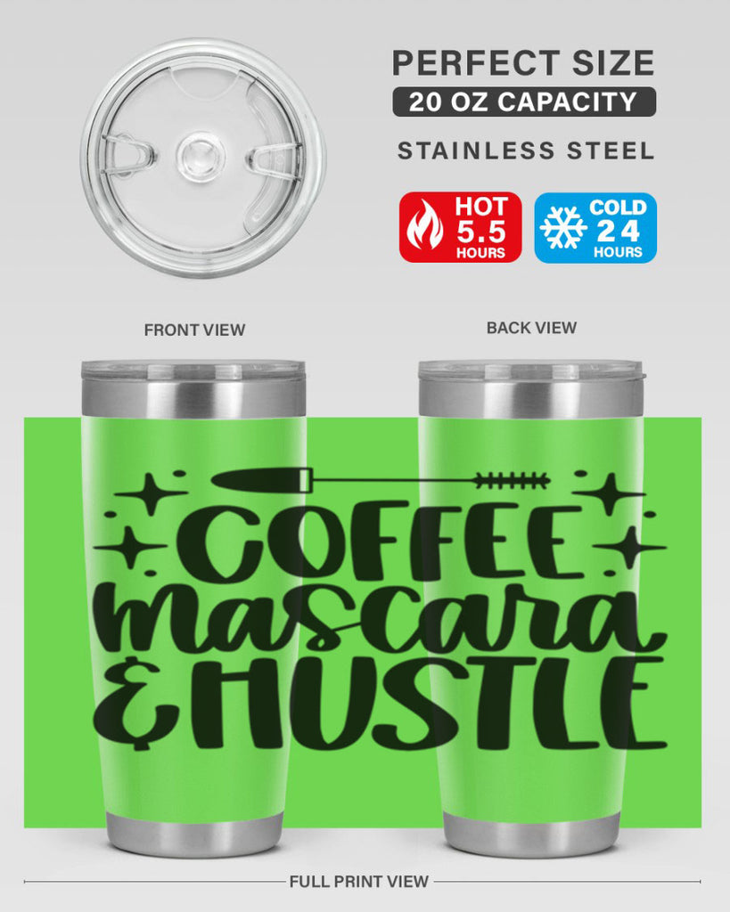 coffe mascara hustle 180#- coffee- Tumbler