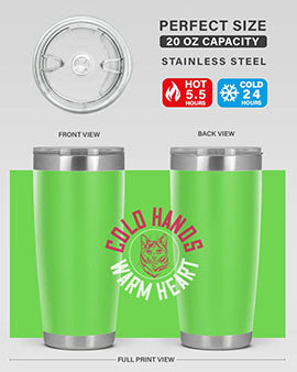 cold hands warm heart Style 42#- cat- Tumbler