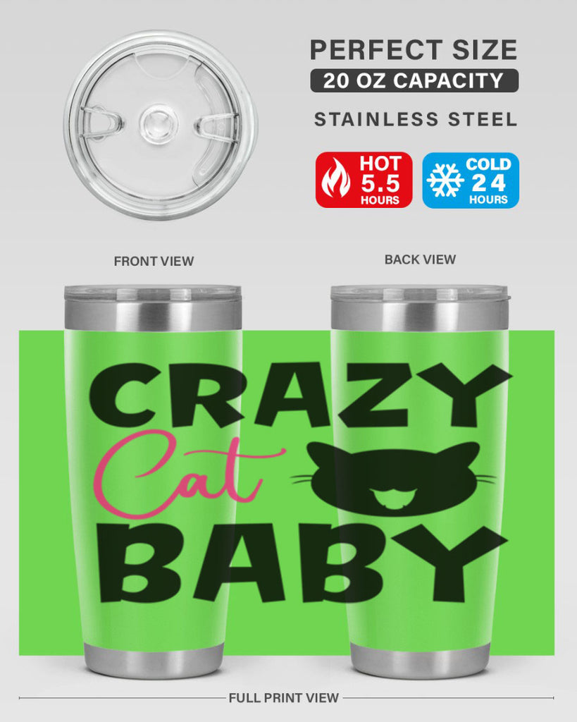crazy cat baby Style 270#- baby- tumbler