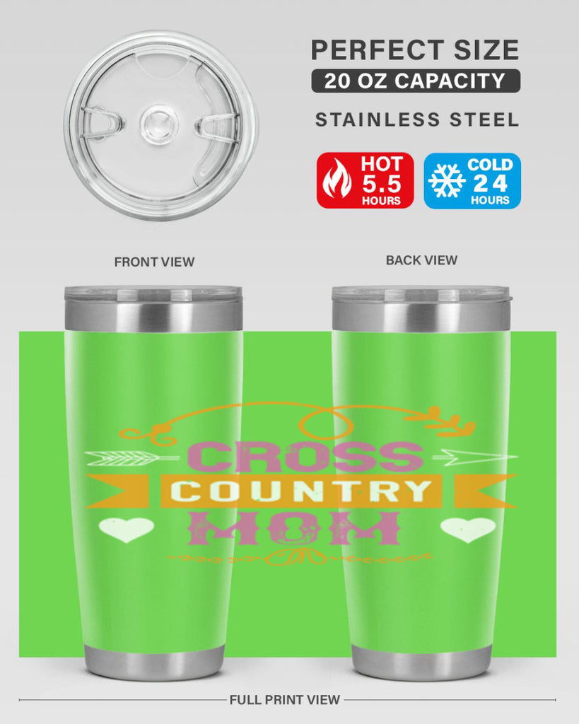 cross country mom 190#- mom- Tumbler