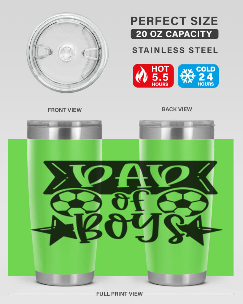 dad of boy 61#- fathers day- Tumbler