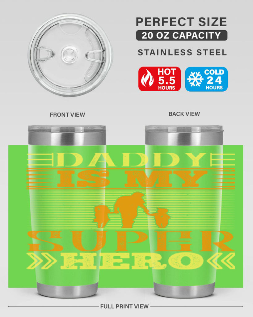 daddy is my super hero 241#- fathers day- Tumbler