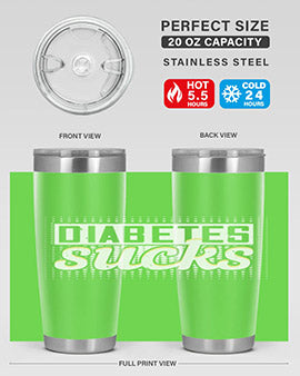 diabetes sucks Style 46#- diabetes- Tumbler