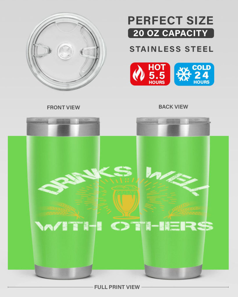 drinks well with others 90#- beer- Tumbler