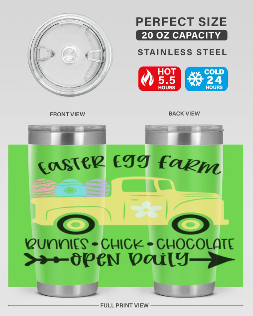 easter egg farm 58#- easter- Tumbler