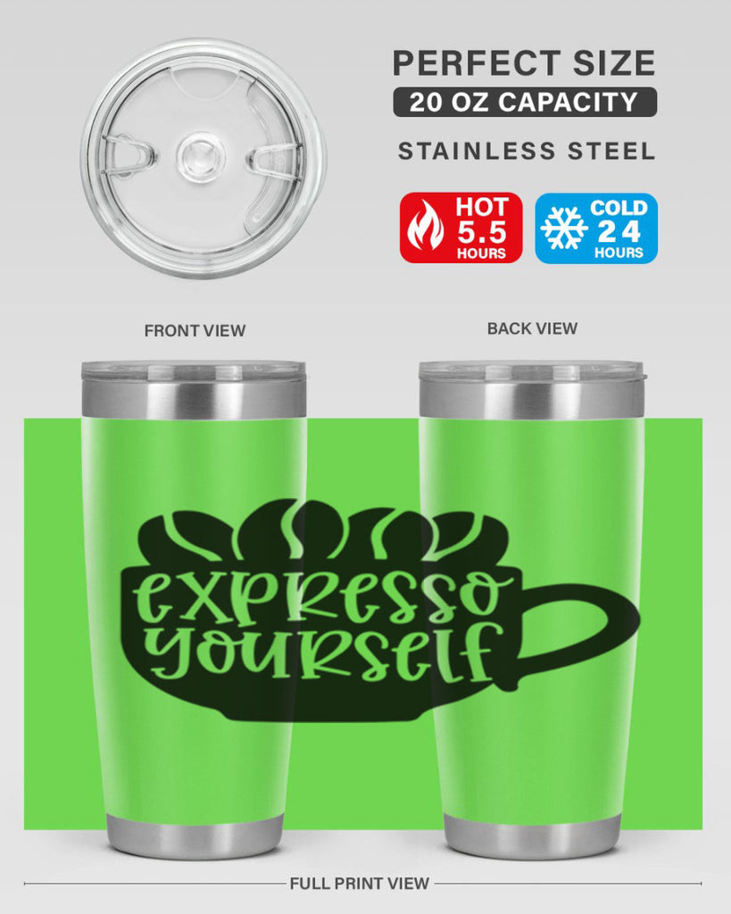 expresso yourself 56#- wine- Tumbler