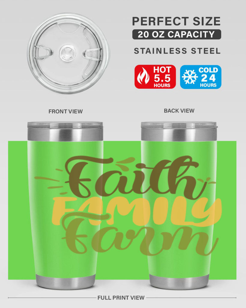 faith family farm 17#- farming and gardening- Tumbler