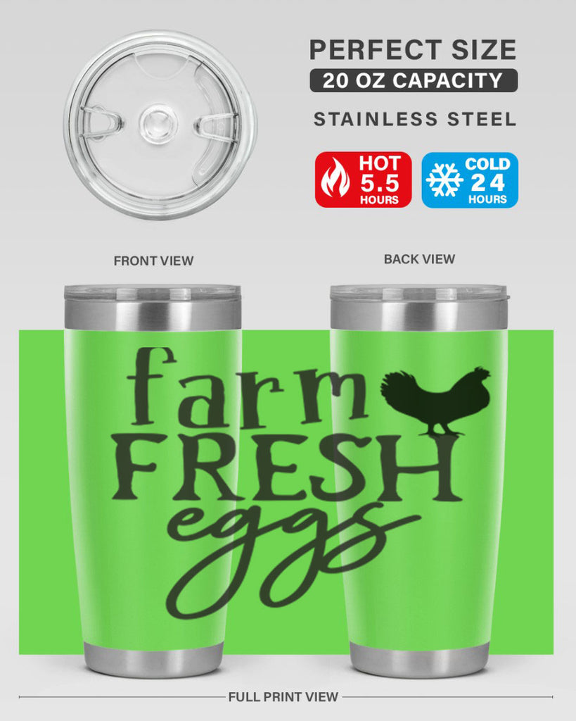 farm fresh eggs 102#- kitchen- Tumbler