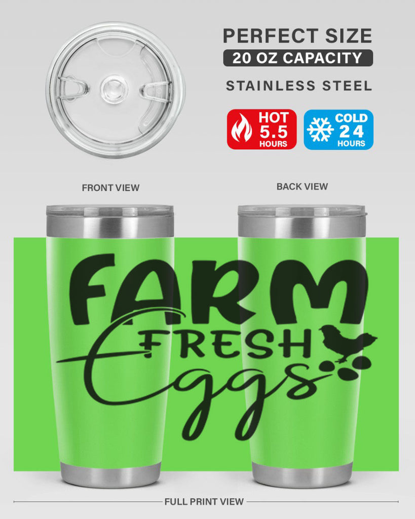 farm fresh eggs 103#- kitchen- Tumbler