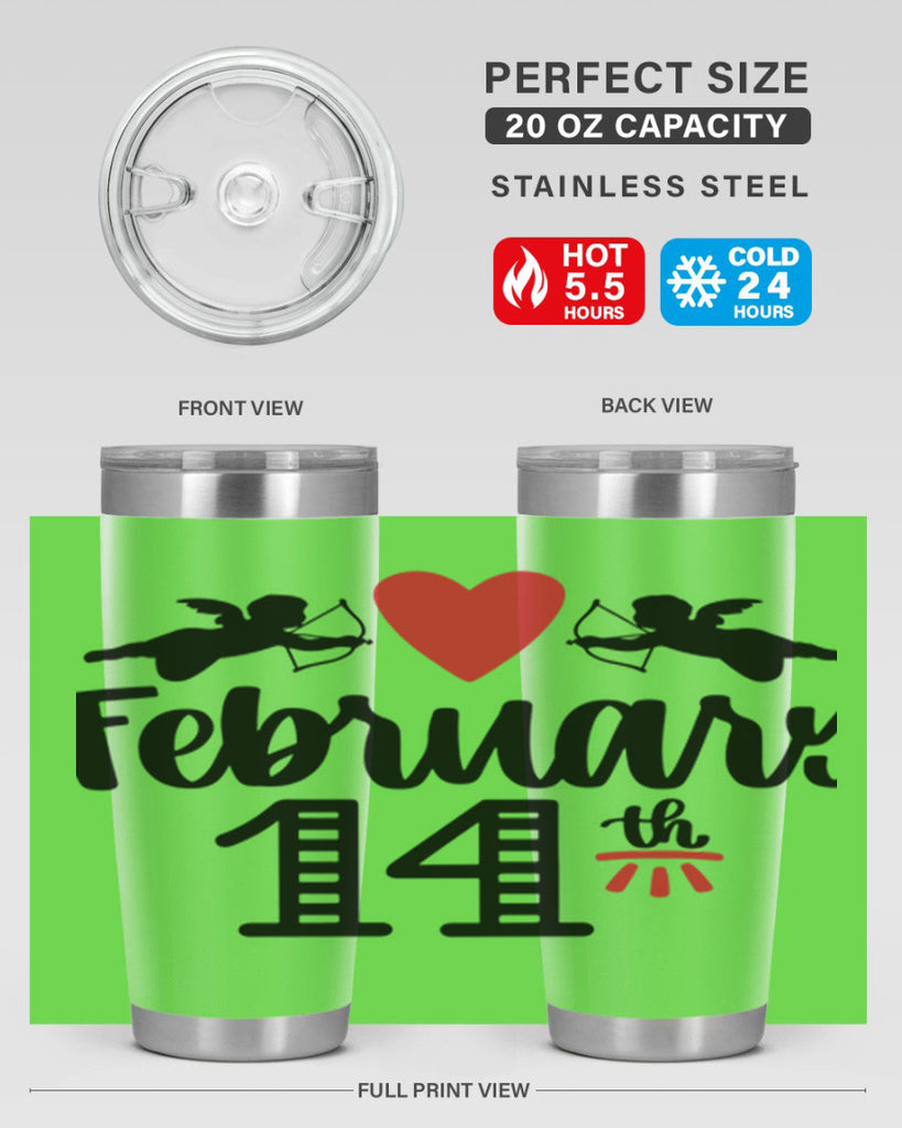 february th 28#- valentines day- Tumbler