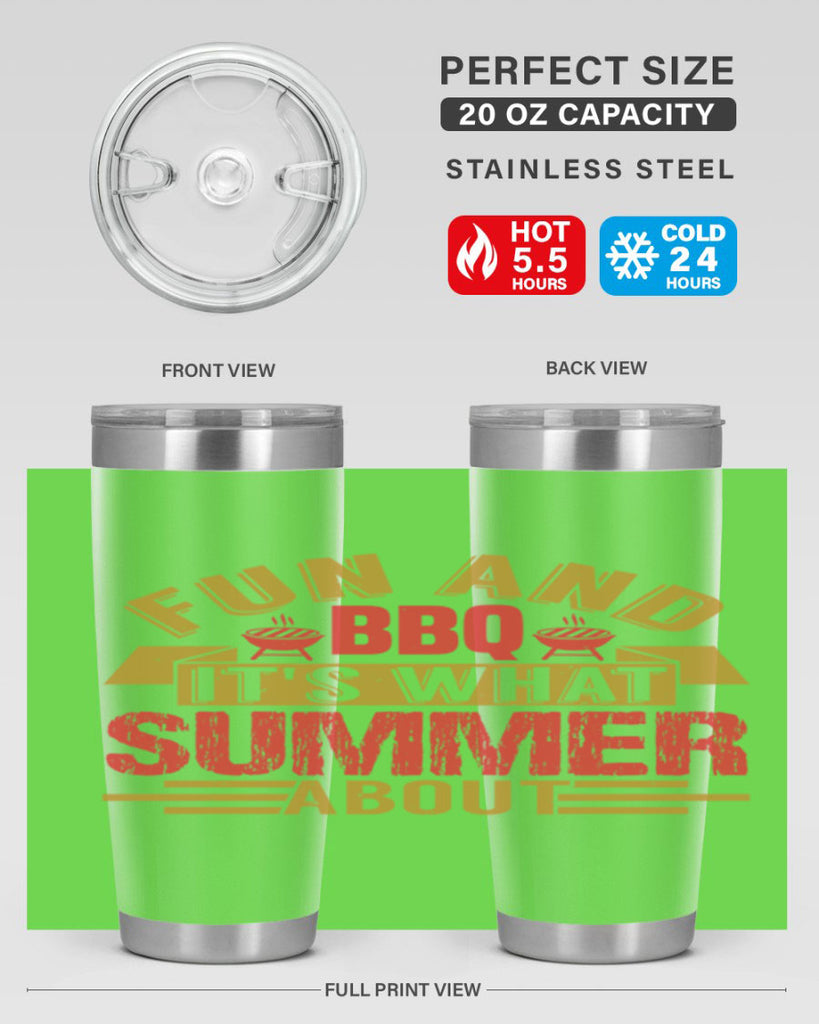 fun and bbq its what summer about 45#- bbq- Tumbler