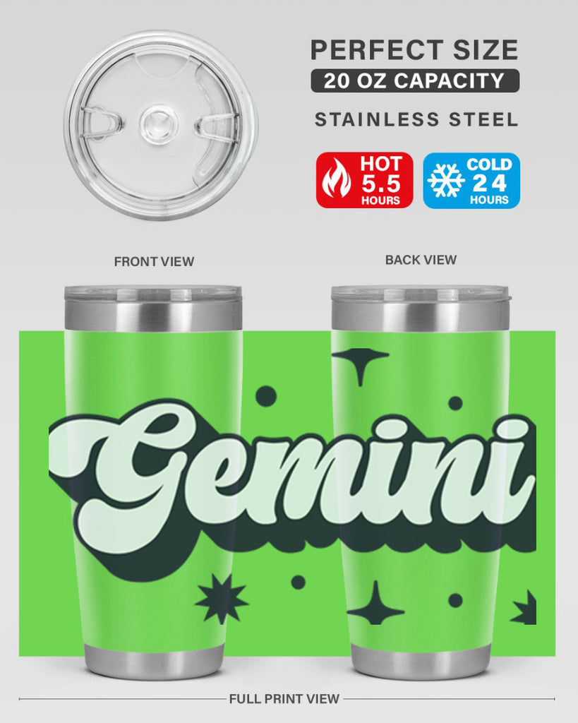 gemini 240#- zodiac- Tumbler