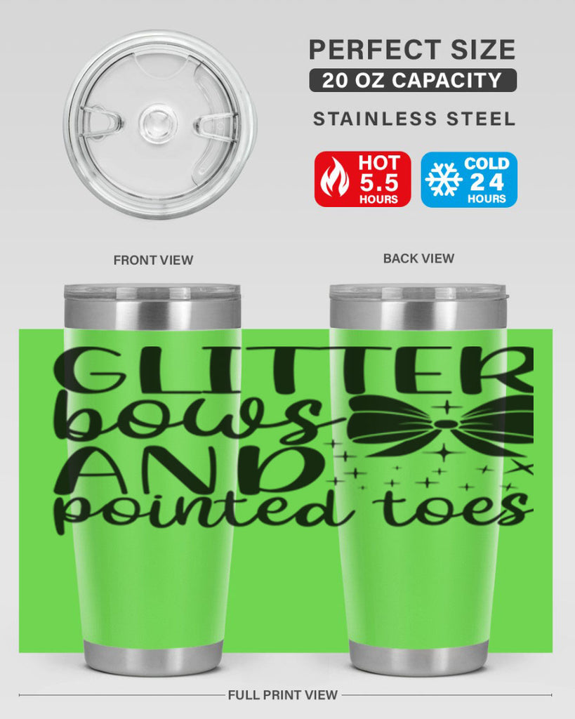 glitter bows and pointed toes44#- ballet- Tumbler