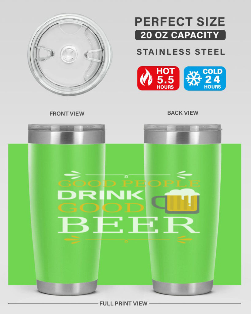 good people drink 87#- beer- Tumbler