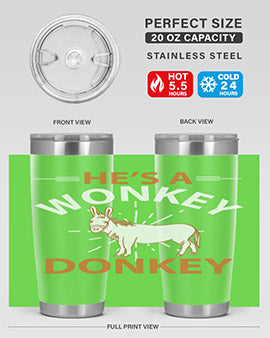 he’s a wonky donkey Style 4#- donkey- Tumbler