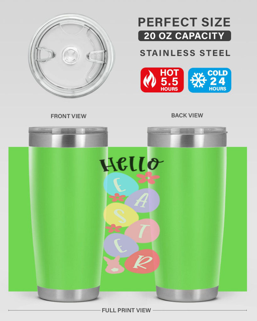 hello easter 32#- easter- Tumbler