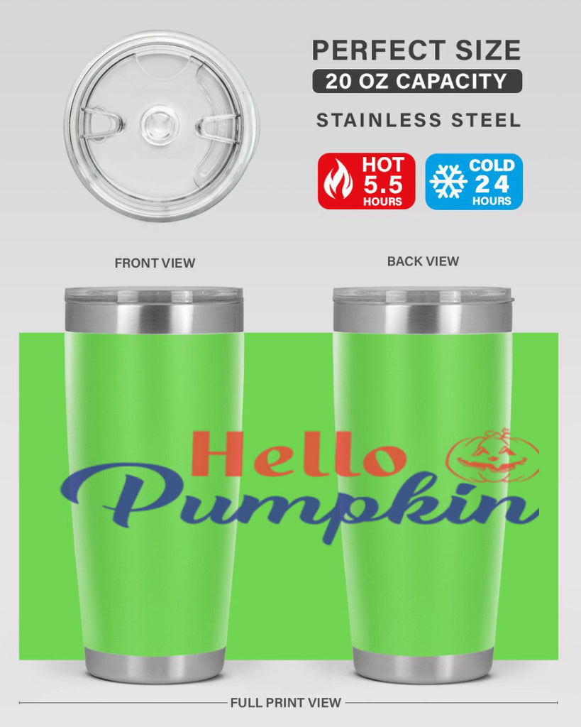 hello pumpkin 288#- fall- Tumbler