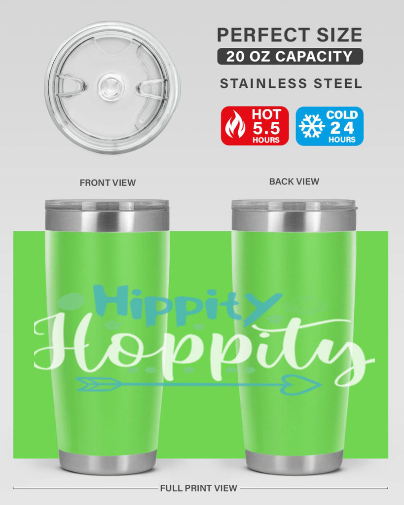 hippity hoppity 75#- easter- Tumbler