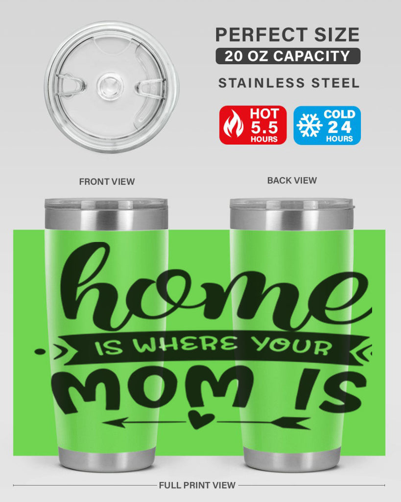 home is where your mom is 36#- home- Tumbler