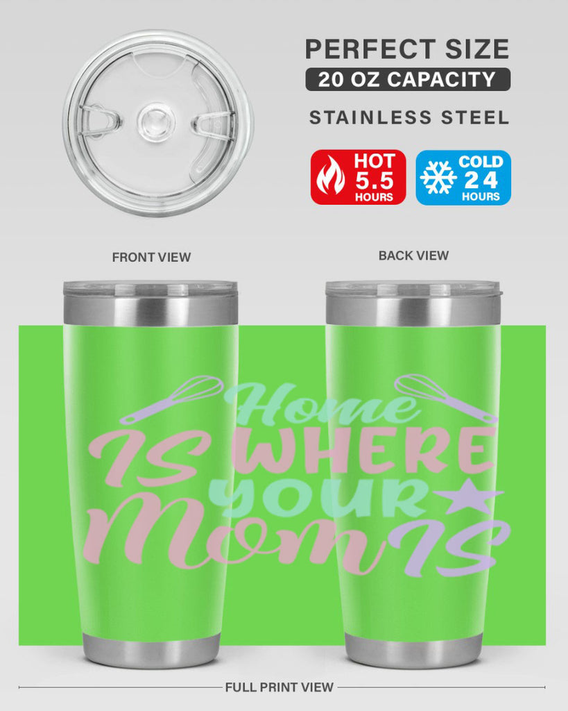 home is where your mom is 37#- home- Tumbler