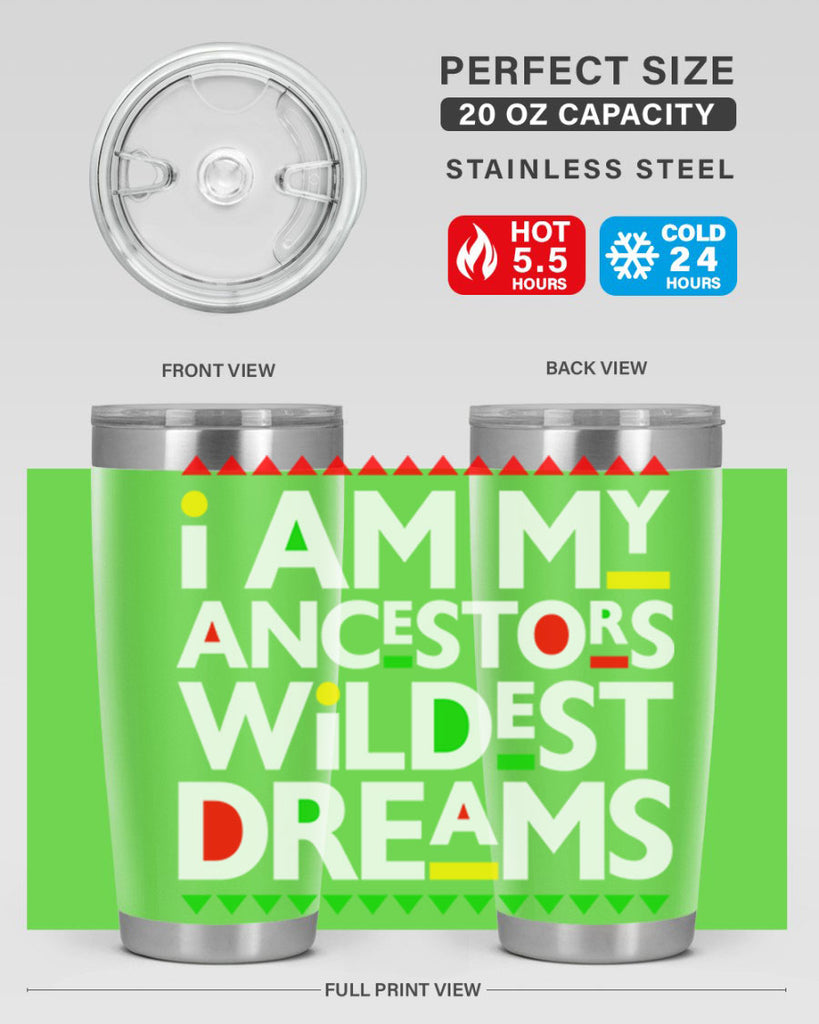 i am my  ancestors wildest dreams 115#- black words phrases- Cotton Tank