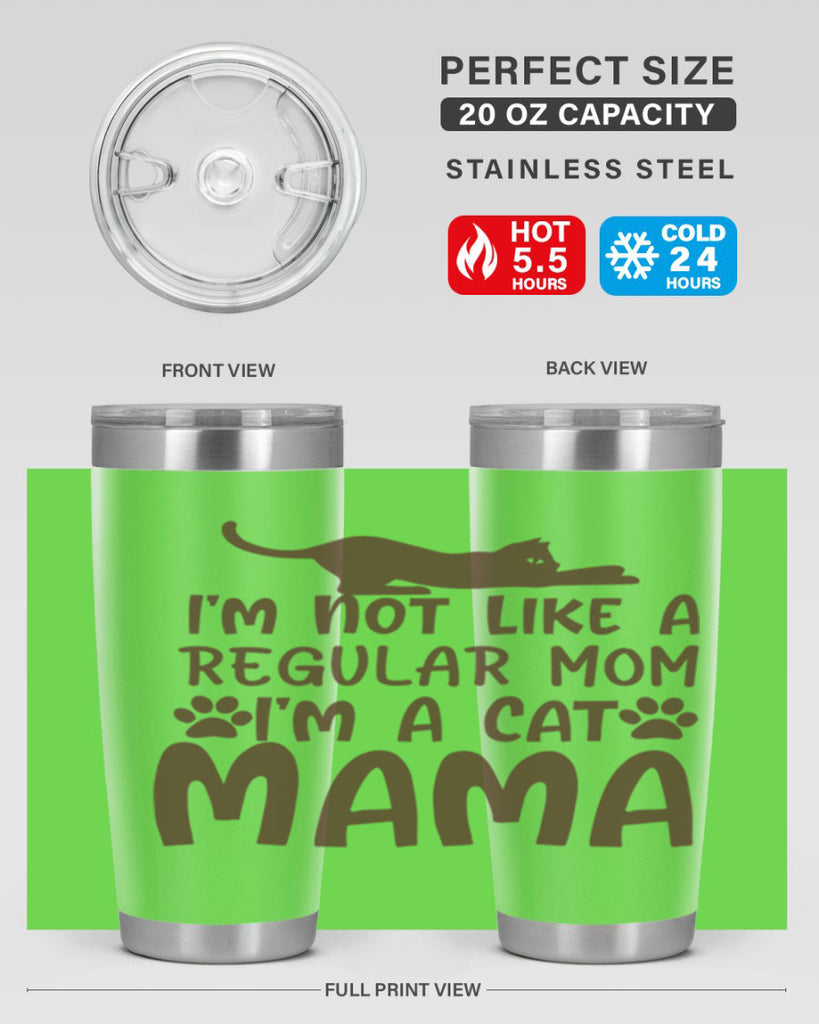 im not like a regular mom im a cat mama 256#- mom- Tumbler