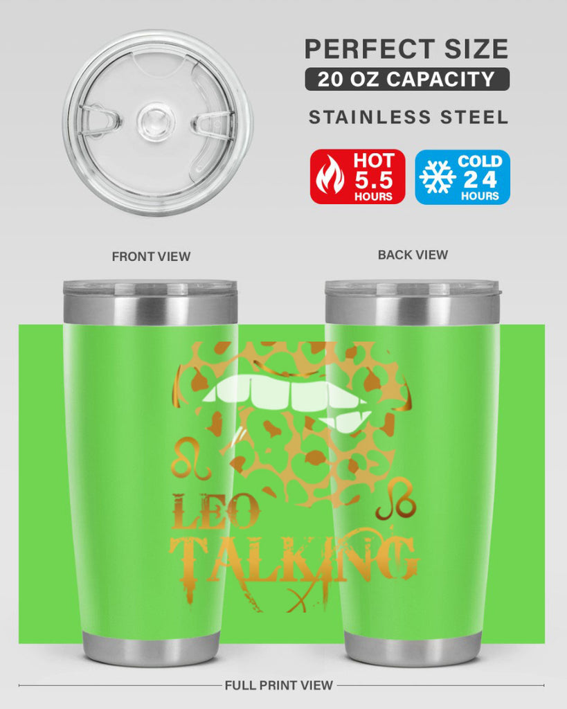 leo king 296#- zodiac- Tumbler