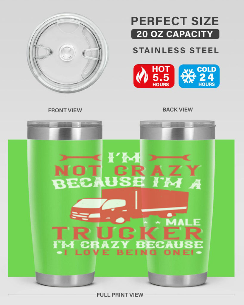 life is full of risks telling me Style 34#- truck driver- tumbler