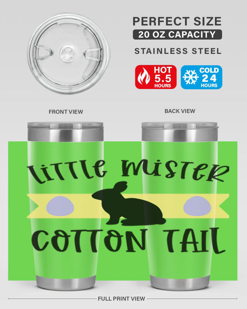 little mister cotton tail 16#- easter- Tumbler