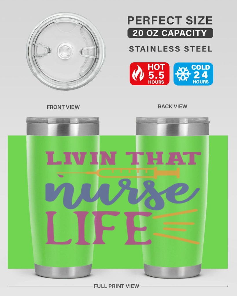 livin that nurse life Style Style 138#- nurse- tumbler