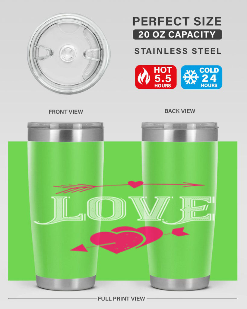 love 41#- valentines day- Tumbler
