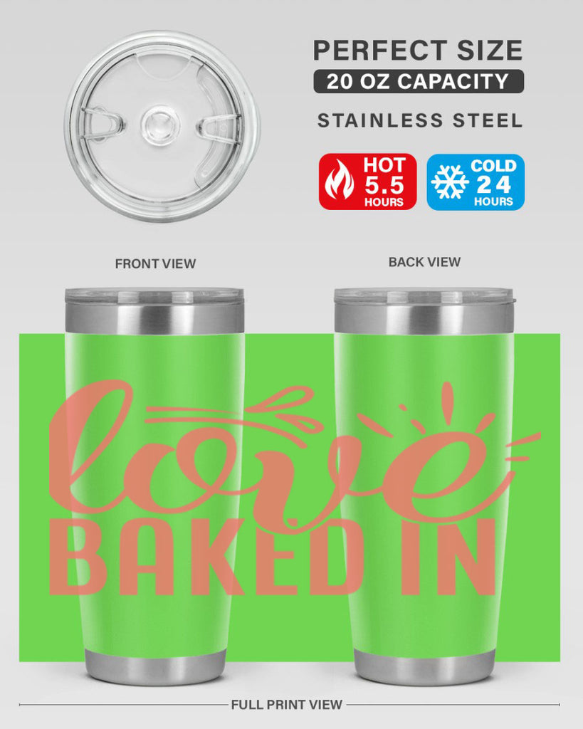 love baked in 13#- kitchen- Tumbler