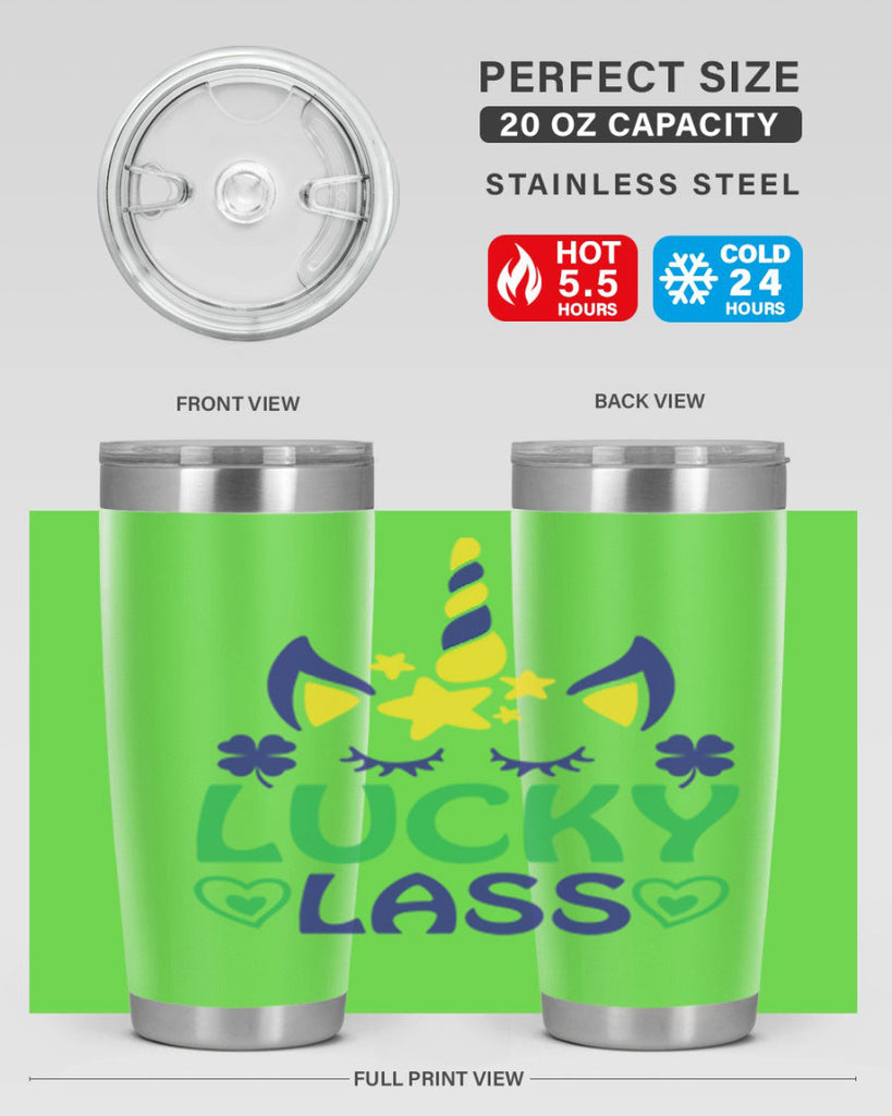 lucy lass 11#- mardi gras- Tumbler