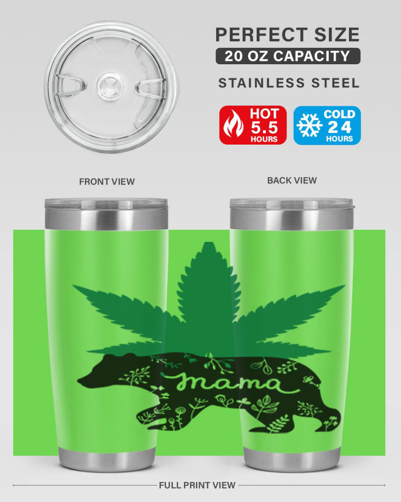 mama bear weed 196#- marijuana- Tumbler