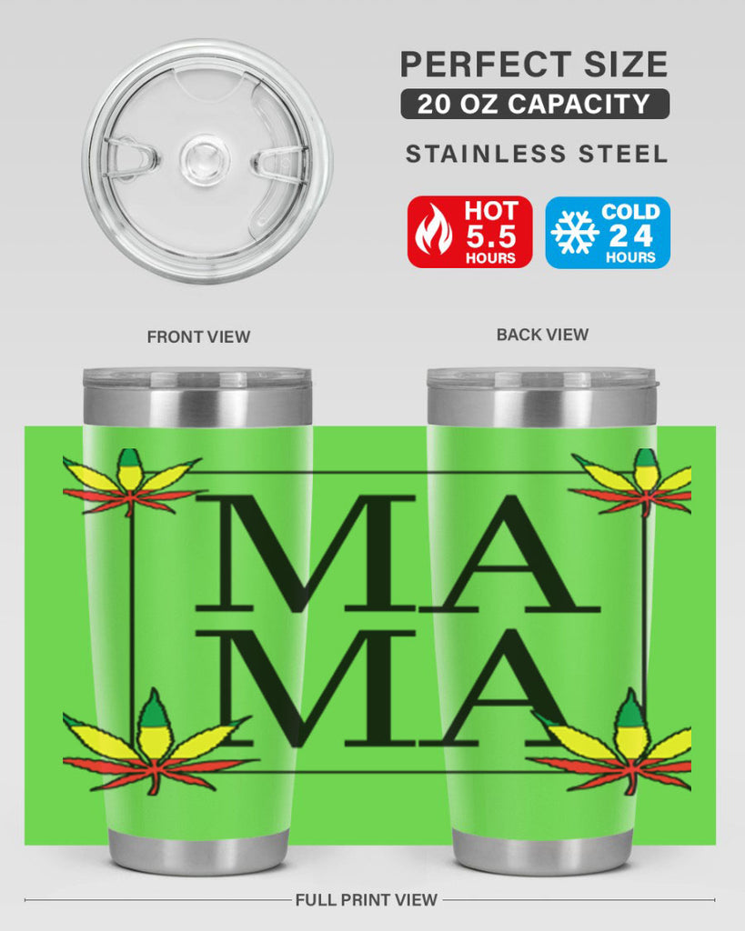 mama weed 197#- marijuana- Tumbler