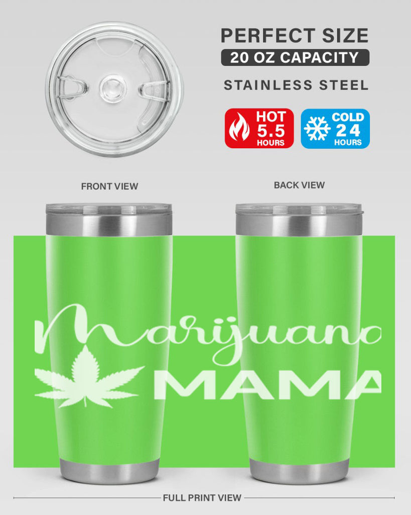 marijuana mama 203#- marijuana- Tumbler