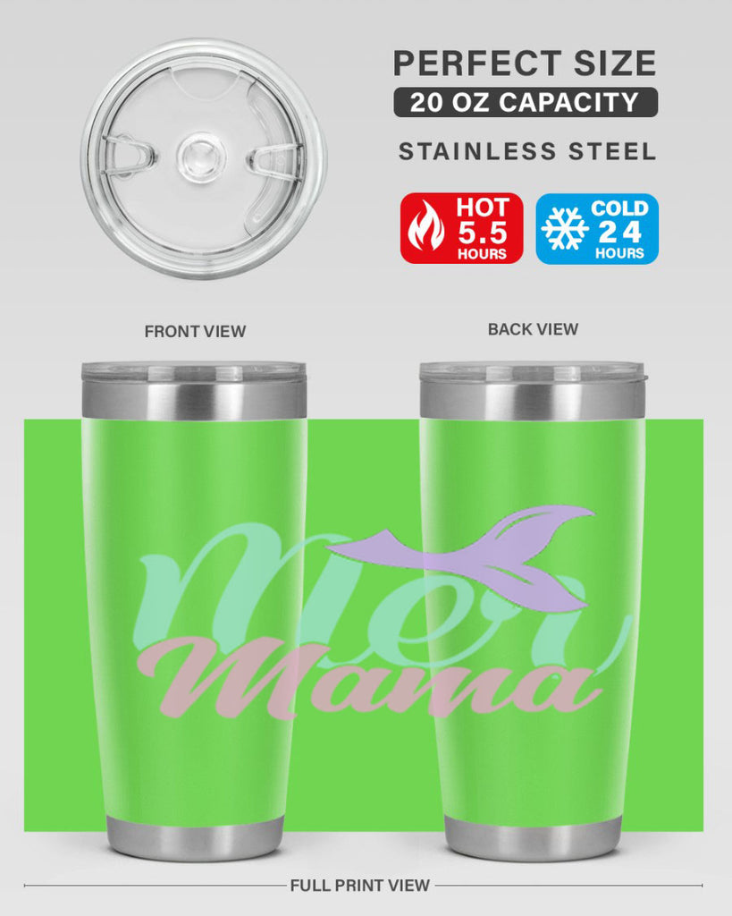 mer mama 4#- mermaid- Tumbler