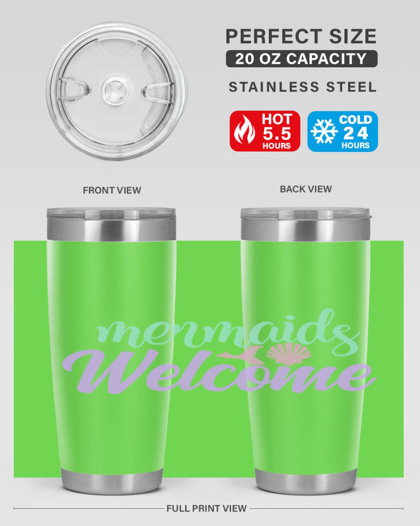 mermaids welcome 6#- mermaid- Tumbler