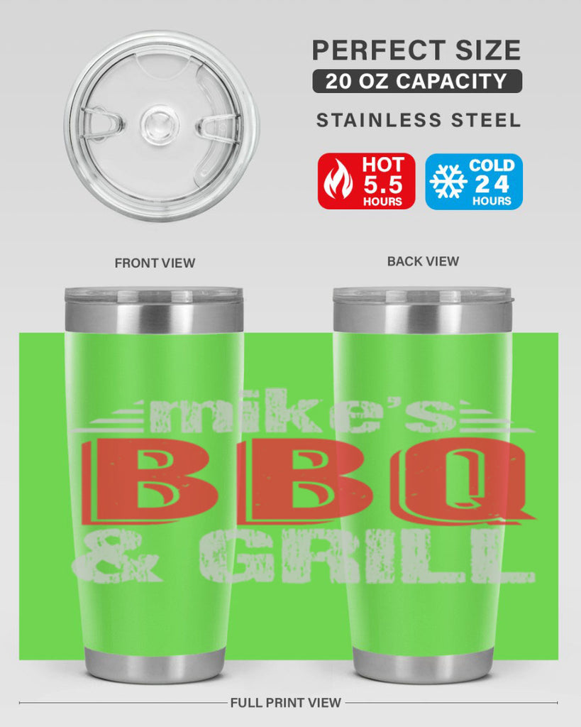 mikes bbq and grill 23#- bbq- Tumbler