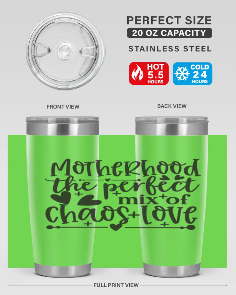 motherhood the perfect chas love 375#- mom- Tumbler