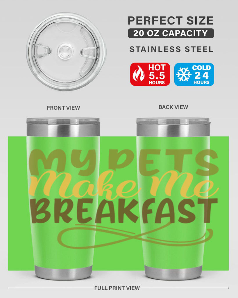 my pets make me breakfast 3#- farming and gardening- Tumbler