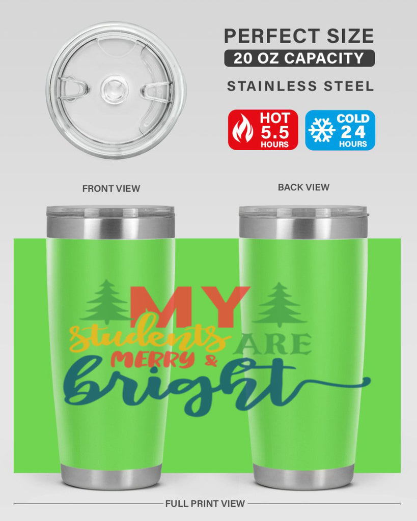 my students are merry bright Style 170#- teacher- tumbler